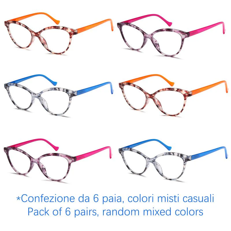 Reading glasses - Two-tone Frame - NV3145 - Wholesale Pack of 6