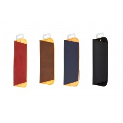 Imitation leather cases (with opening in 2 installments), Dozen / 12pz