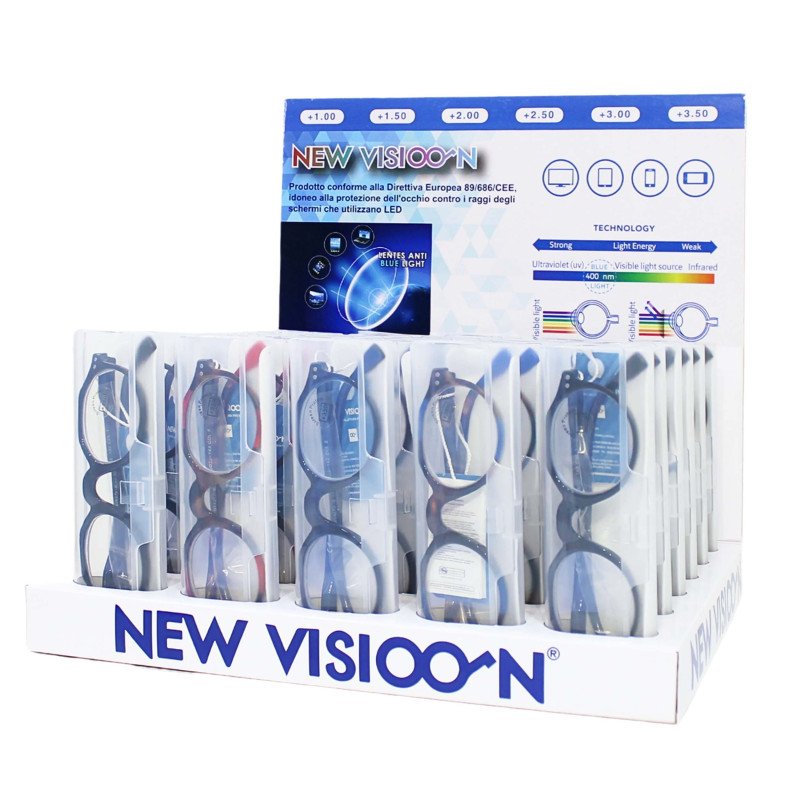 Espositore da Banco per occhiali da lettura - Anti luce blu - ESP4273-B - 30pezzi