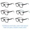 Reading glasses - Two-tone Frame - NV1001 - Wholesale Pack of 6