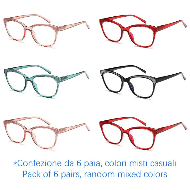 Reading glasses - Blue Light Blocking - NV1157-B - Wholesale Pack of 6