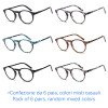 Occhiali da lettura premontati - Anti Luce Blu - NV1249-B - Confezione da 6 Paia