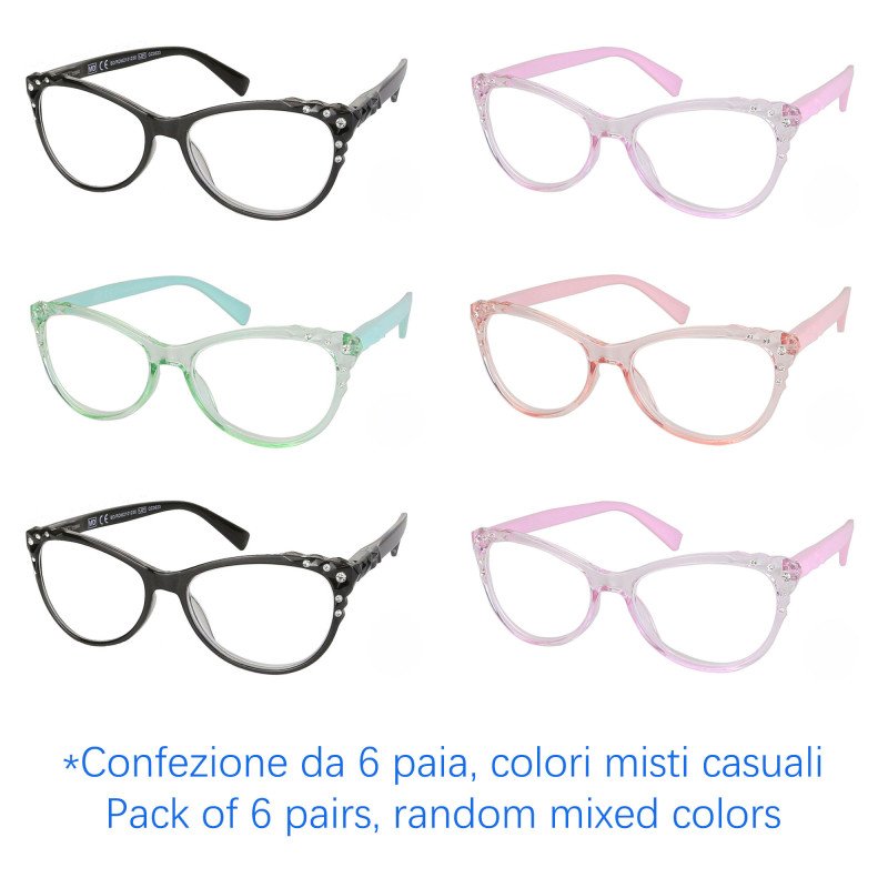 Reading glasses - Lightweight Frame - NV1317 - Wholesale Pack of 6
