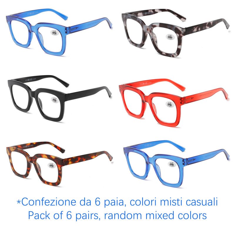 Reading glasses - Lightweight Frame - NV2444 - Wholesale Pack of 6