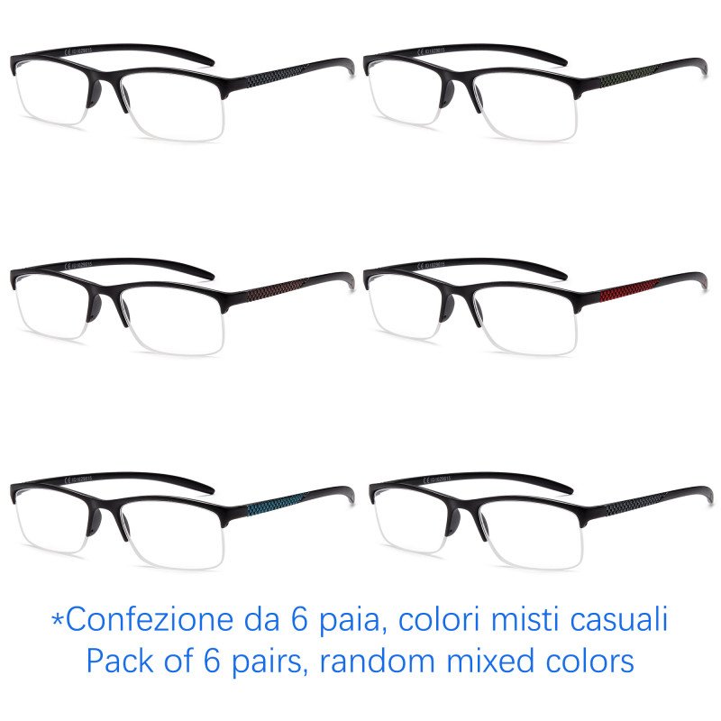 Reading glasses - Lightweight Frame - NV3022 - Wholesale Pack of 6