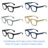 Occhiali da lettura premontati - Anti Luce Blu - NV4457-B - Confezione da 6 Paia