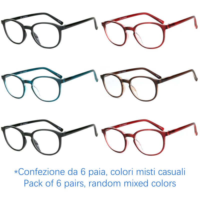 Reading glasses - Lightweight Frame - NV6732 - Wholesale Pack of 6