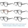 Reading glasses - Blue Light Blocking - NV6756-B - Wholesale Pack of 6