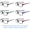 Reading glasses - Two-tone Frame - NV8835 - Wholesale Pack of 6