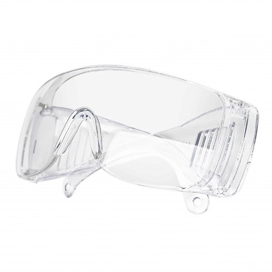 12pz/dozzina.Occhiali protettivi e igienici di sicurezza,clear occhiali antiappannamento e antigraffio per lavoro.L002