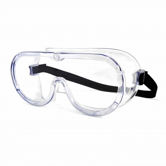 12pz/dozzina.Occhiali protettivi e igienici di sicurezza,clear occhiali antiappannamento e antigraffio per lavoro.L007
