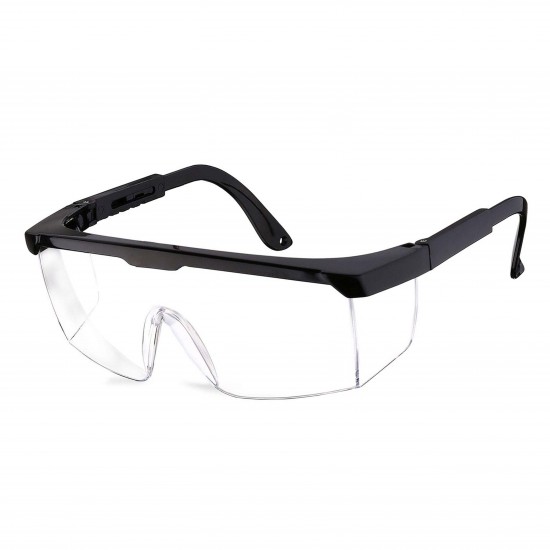 12pz/dozzina.Occhiali protettivi e igienici di sicurezza,clear occhiali antiappannamento e antigraffio per lavoro.L010