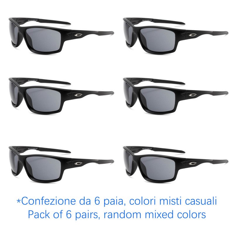 Occhiali da sole - protezione 100% UV400 - N-1134 - Confezione da 6 Paia Occhiali da sole - protezione 100% UV400 - N-1134 - Confezione da 6 Paia