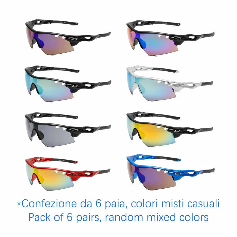 Sunglasses - sport - N-1138 - Wholesale Pack of 6 Sunglasses - sport - N-1138 - Wholesale Pack of 6
