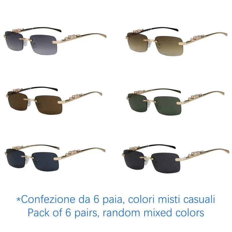 Occhiali da sole - protezione 100% UV400 - N-1243B - Confezione da 6 Paia Occhiali da sole - protezione 100% UV400 - N-1243B - Confezione da 6 Paia