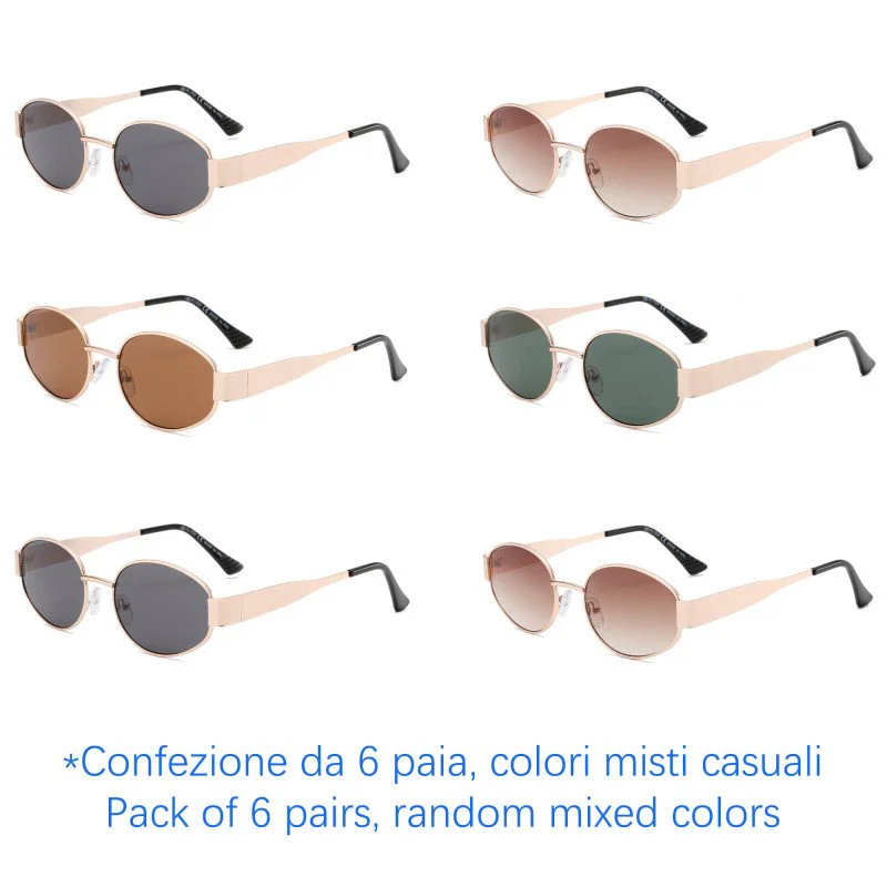 Occhiali da sole - protezione 100% UV400 - N-1261 - Confezione da 6 Paia Occhiali da sole - protezione 100% UV400 - N-1261 - Confezione da 6 Paia