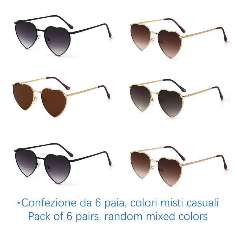Sunglasses - protection 100% UV - N-1674 - Wholesale Pack of 6