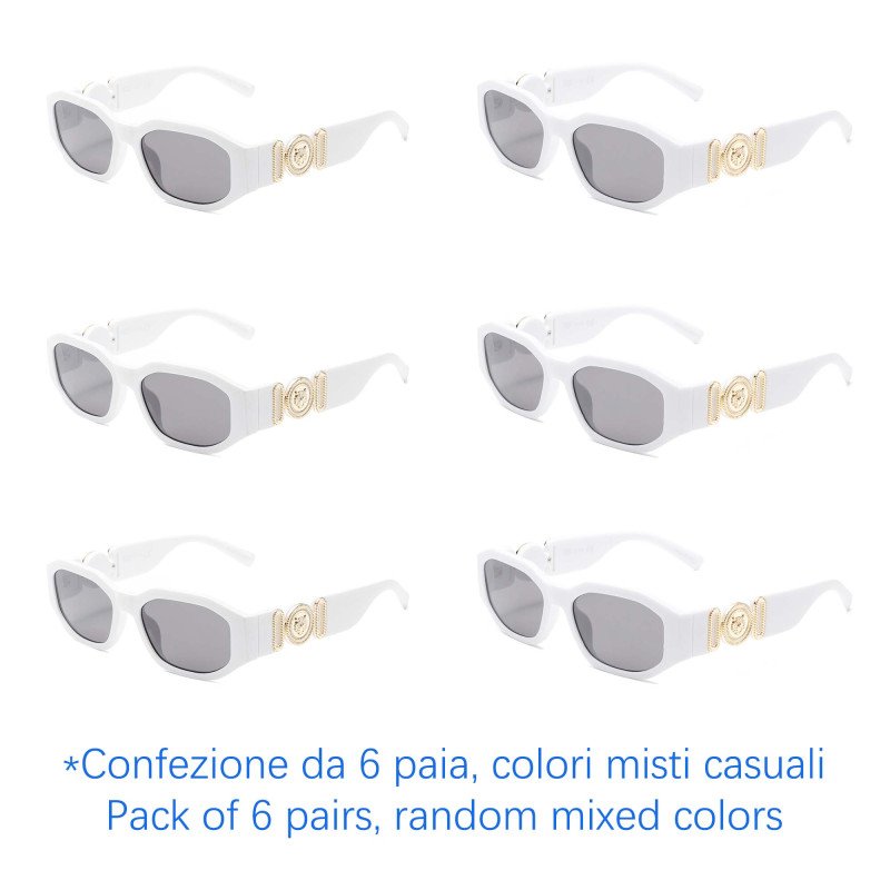 Occhiali da sole - protezione 100% UV400 - N-2260D - Confezione da 6 Paia Occhiali da sole - protezione 100% UV400 - N-2260D - Confezione da 6 Paia