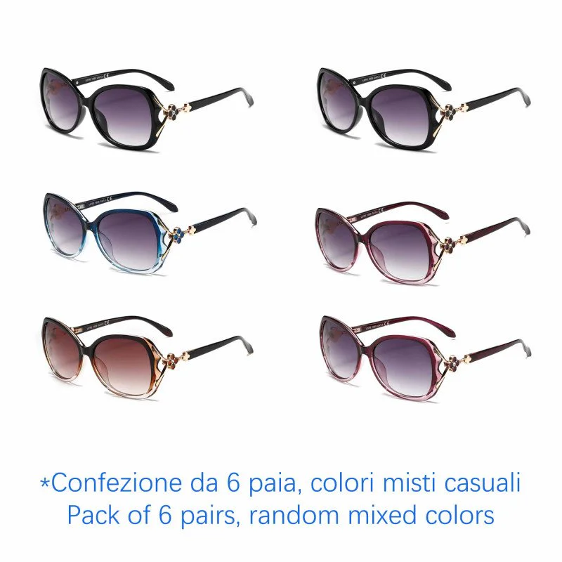 Sunglasses - protection 100% UV - N-2660 - Wholesale Pack of 6