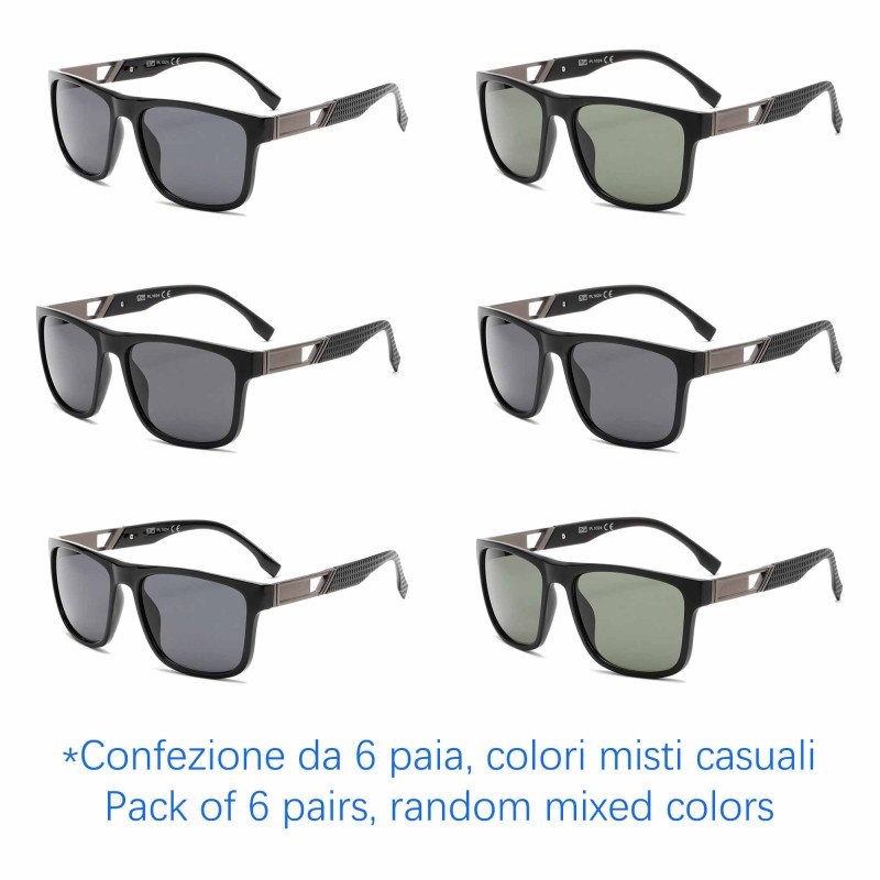 Occhiali da sole - protezione 100% UV400 - N-2698 - Confezione da 6 Paia Occhiali da sole - protezione 100% UV400 - N-2698 - Confezione da 6 Paia