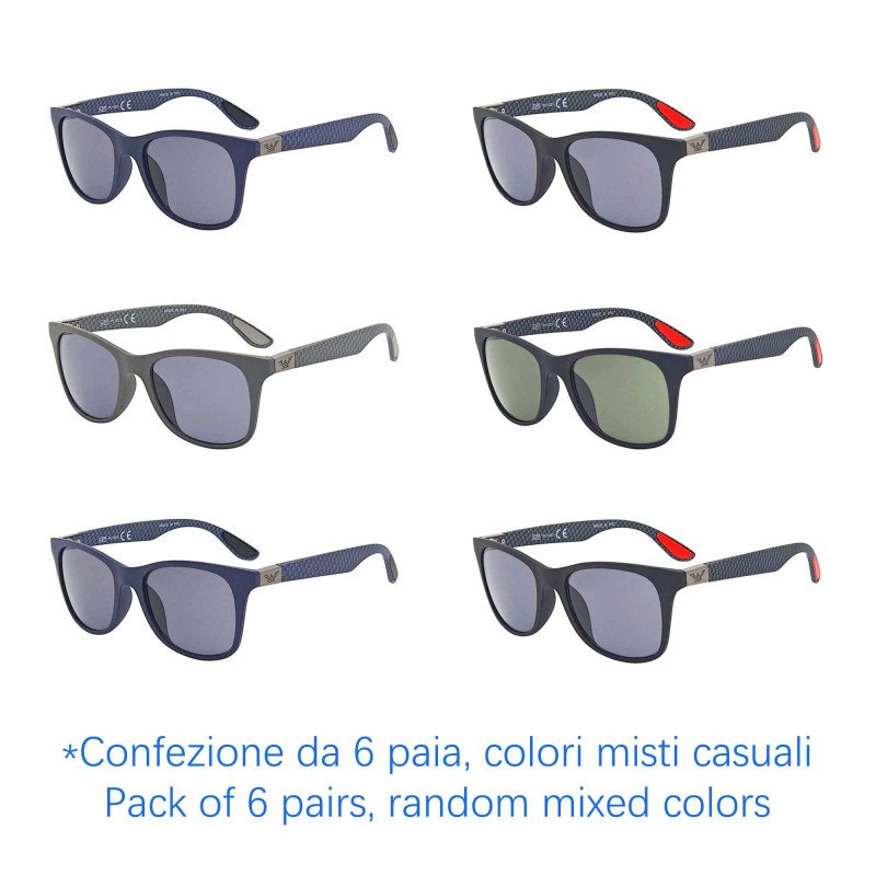 Occhiali da sole - protezione 100% UV400 - N-2705 - Confezione da 6 Paia Occhiali da sole - protezione 100% UV400 - N-2705 - Confezione da 6 Paia