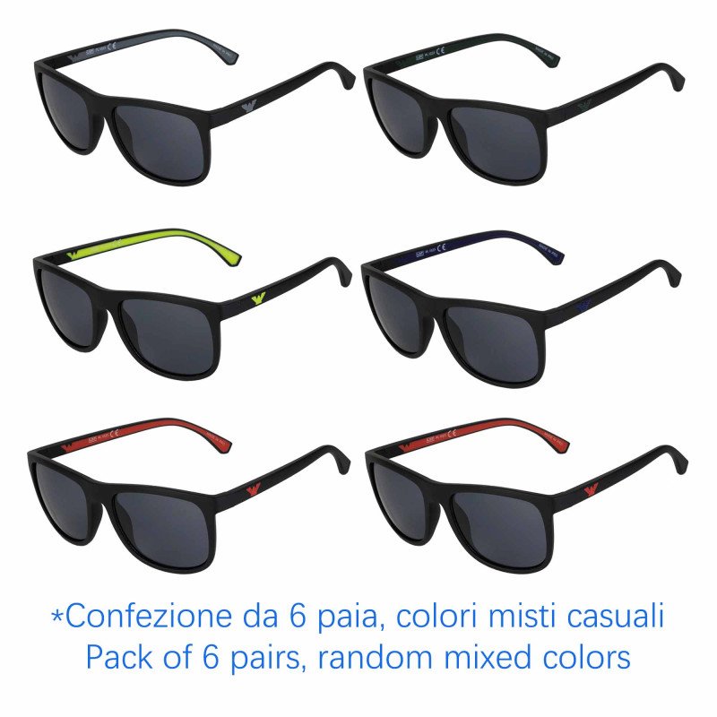 Occhiali da sole - protezione 100% UV400 - N-2710 - Confezione da 6 Paia Occhiali da sole - protezione 100% UV400 - N-2710 - Confezione da 6 Paia