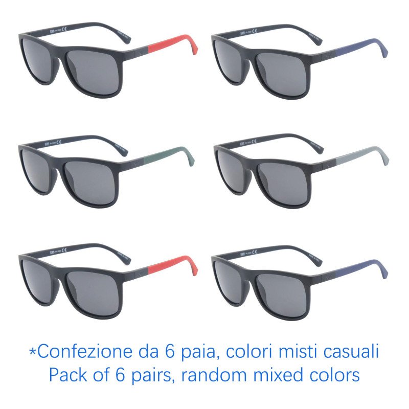 Occhiali da sole - protezione 100% UV400 - N-2711 - Confezione da 6 Paia Occhiali da sole - protezione 100% UV400 - N-2711 - Confezione da 6 Paia