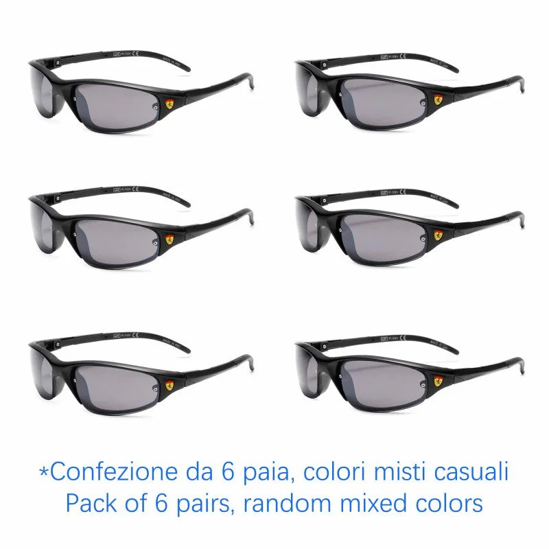 Sunglasses - sport - N-4151A - Wholesale Pack of 6 Sunglasses - sport - N-4151A - Wholesale Pack of 6