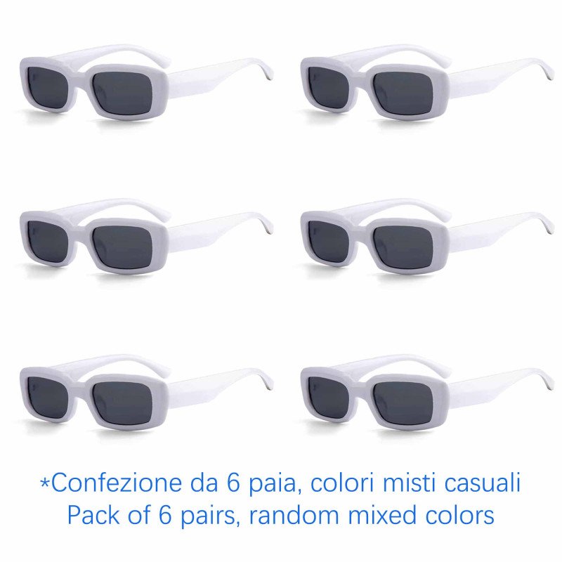 Occhiali da sole - protezione 100% UV400 - N-649B - Confezione da 6 Paia Occhiali da sole - protezione 100% UV400 - N-649B - Confezione da 6 Paia