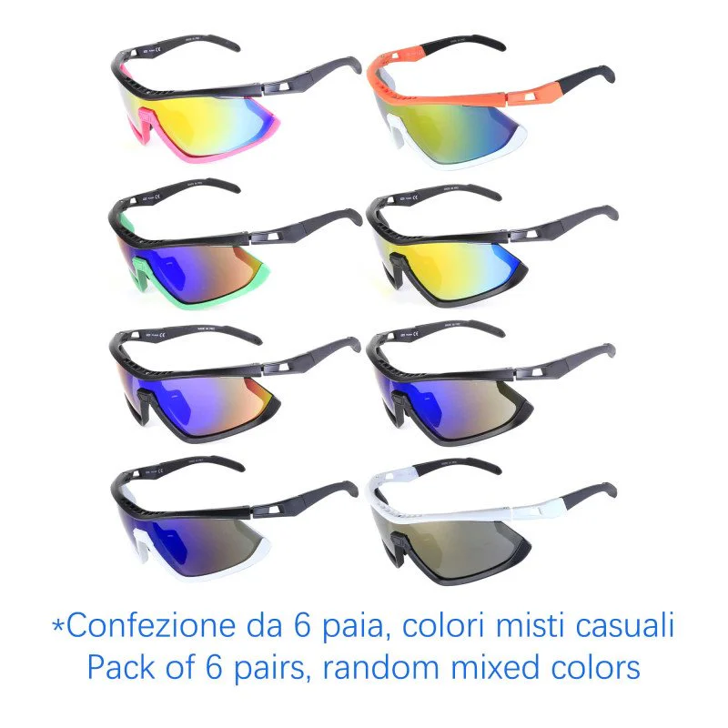 Sunglasses - sport - N-798 - Wholesale Pack of 6