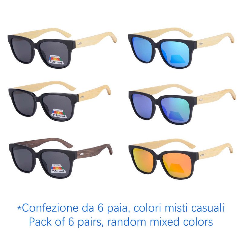 Occhiali da Sole - Polarizzati -  N-B958 - Confezione da 6 Paia