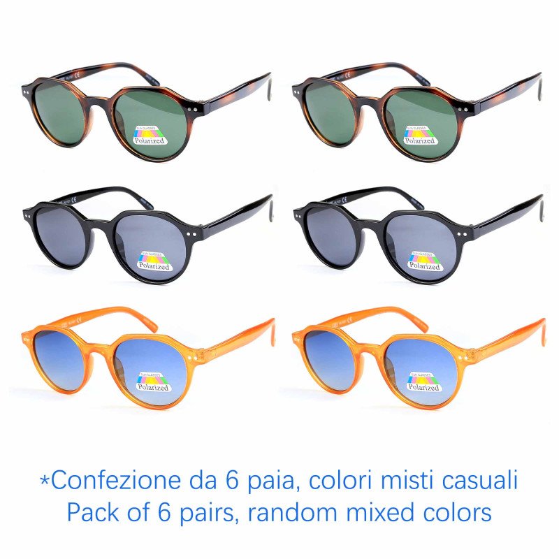 Sunglasses - Polarized - P21-4967 - Wholesale Pack of 6